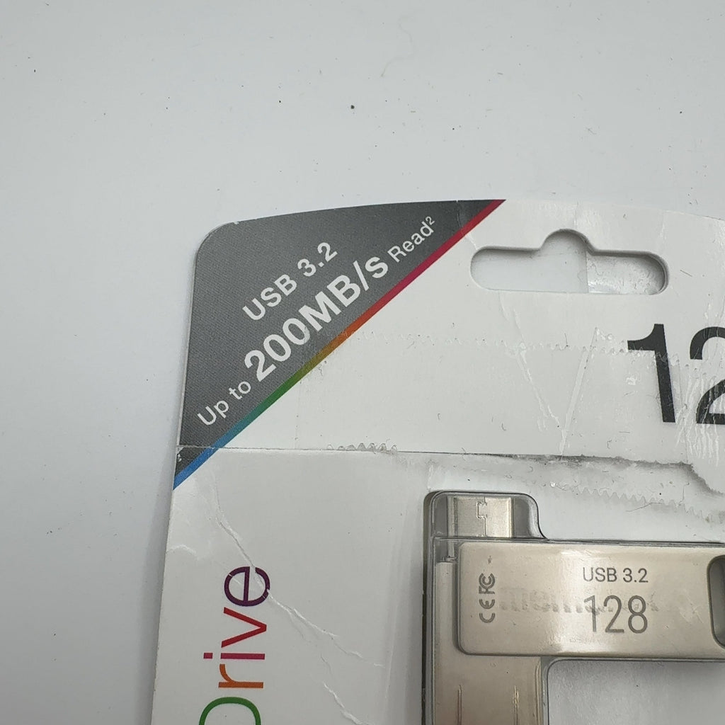 Memorex 128Gb Usb 3.2 Type-C Otg Flash Drive: Usb Memory Stick - Black