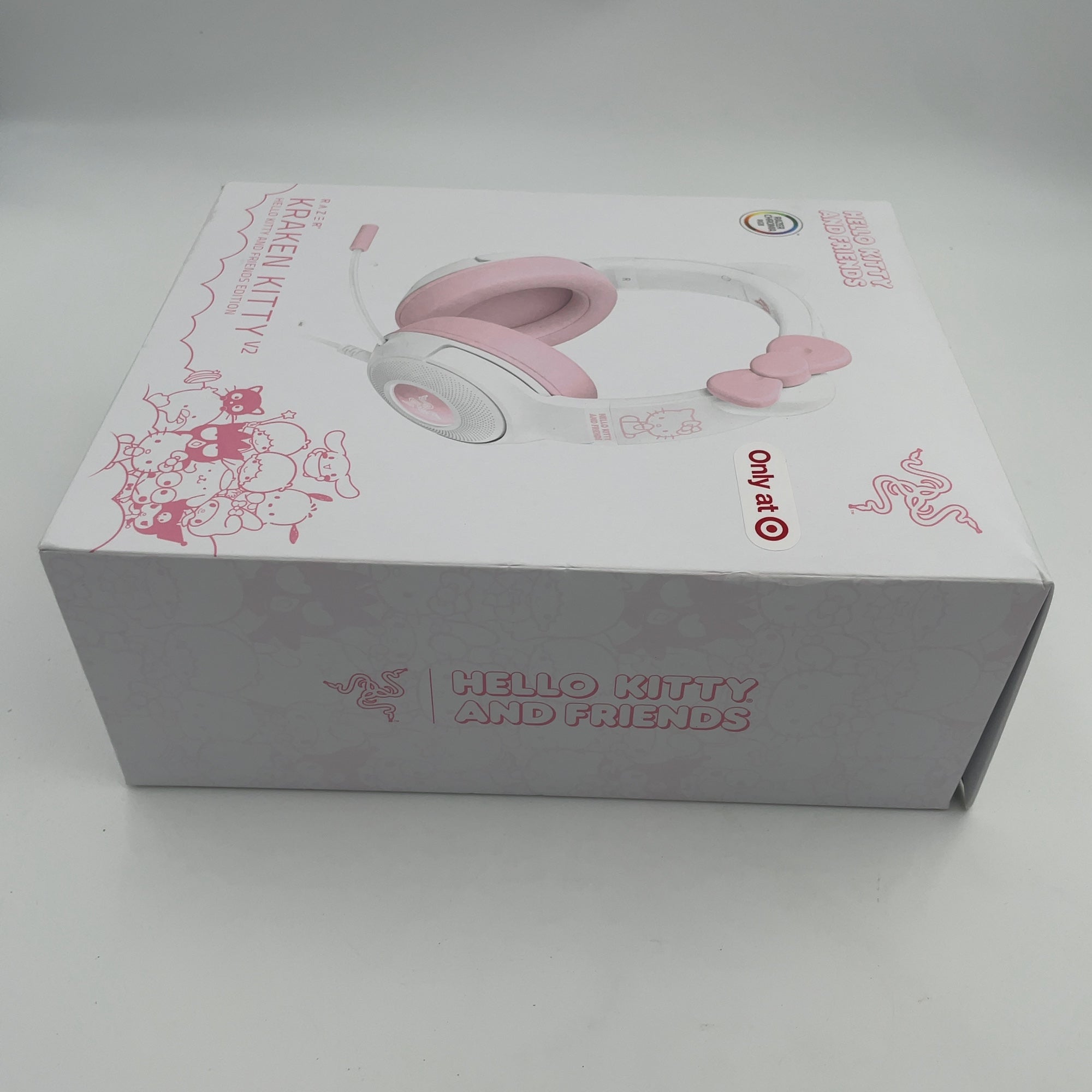 Razer Kraken Kitty V2 Wired Usb A Gaming Headset With Kitty Ears And Chroma Rgb Lighting - Hello Kitty Edition: Compatible With Personal Computer