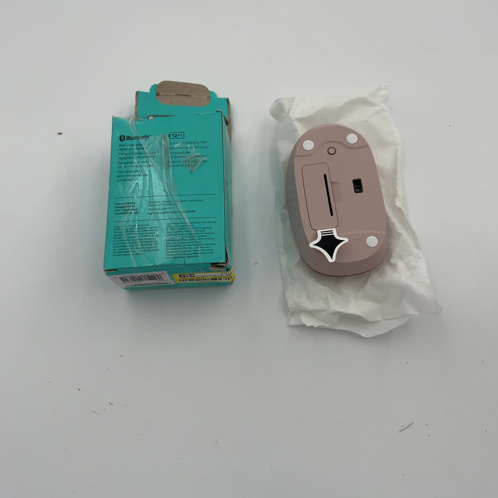 Logitech M196 Bluetooth Mouse - Pink: Bluetooth, Home Use