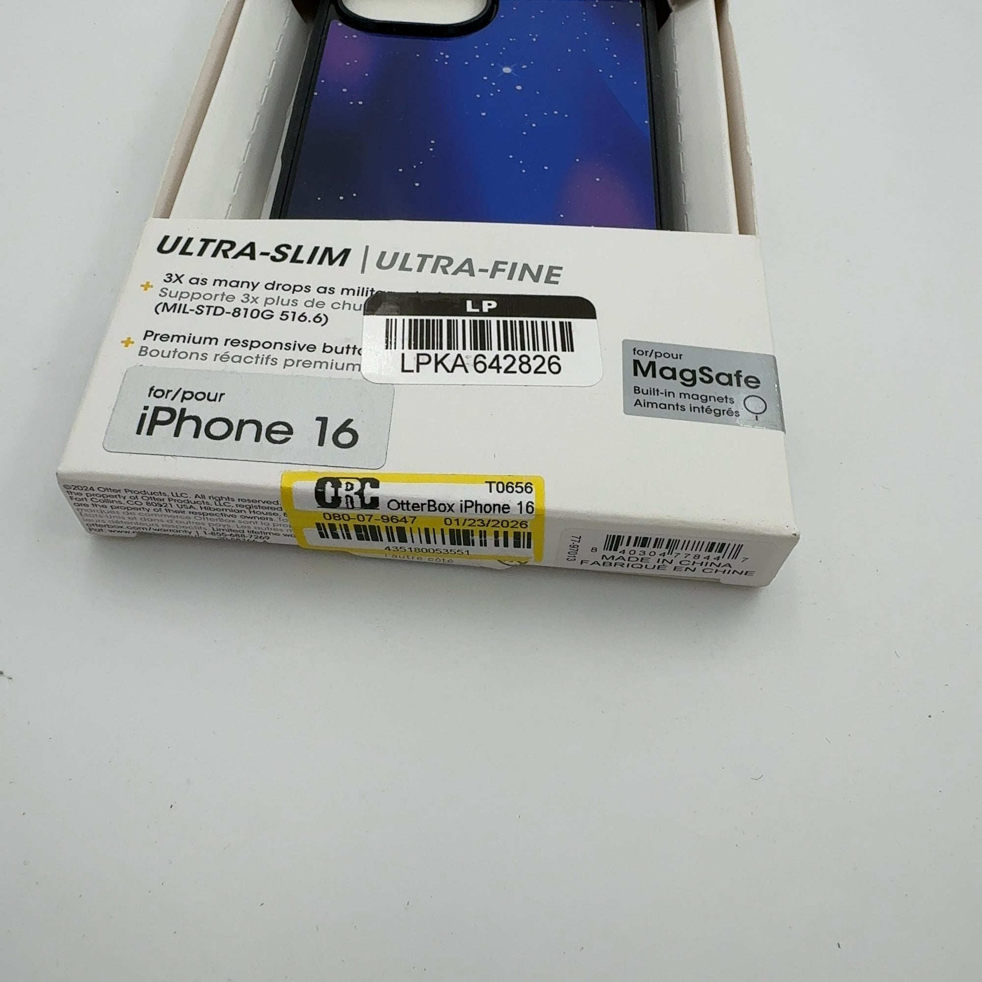 Otterbox Iphone 16 Symmetry Series Case With Magsafe - Nebula Night: Plastic, Solid Pattern