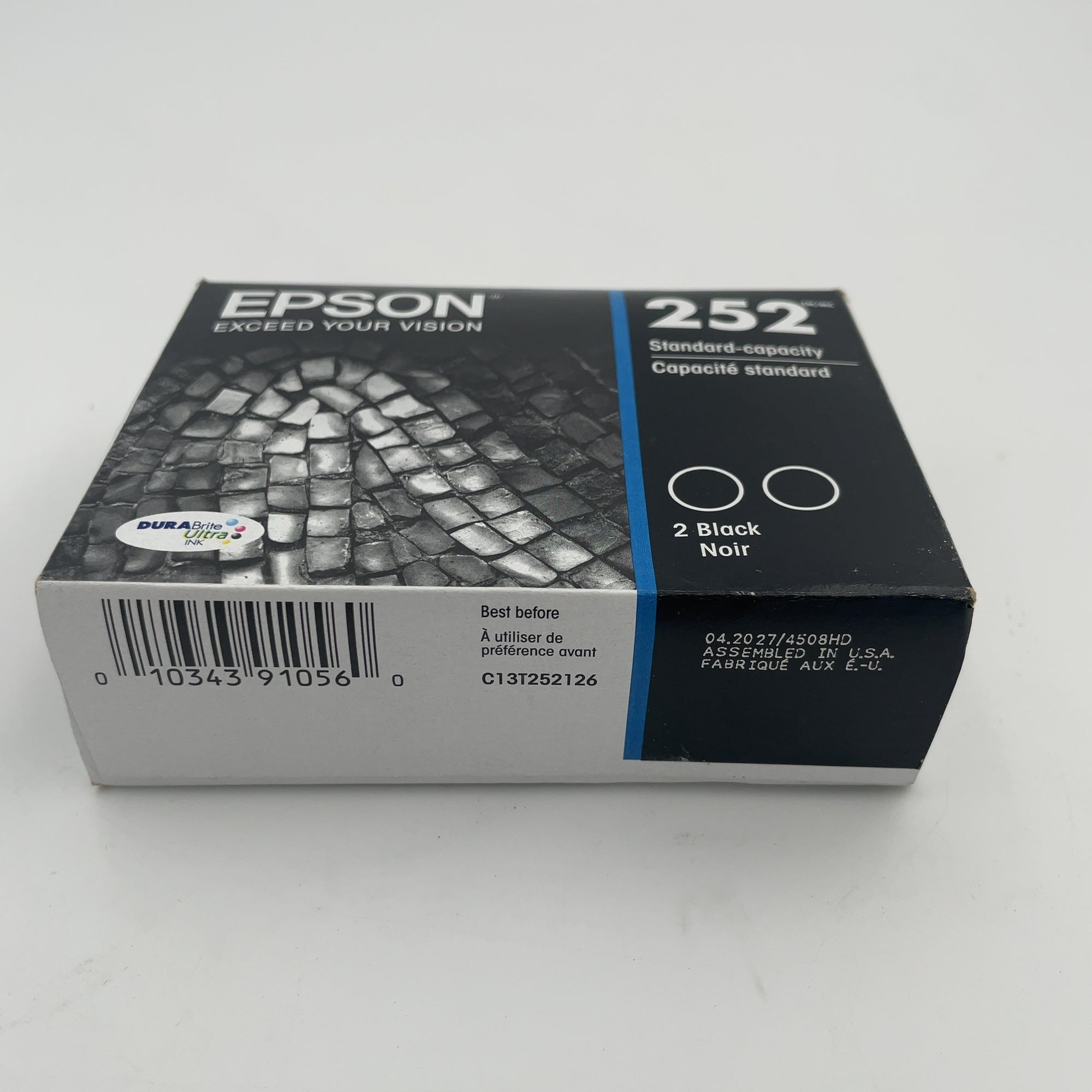 Epson 252 2Pk Ink Cartridges - Black (T252120-D2): Standard Yield Printer Ink (Please Be Advised That Sets May Be Missing Pieces Or Otherwise Incomplete.)