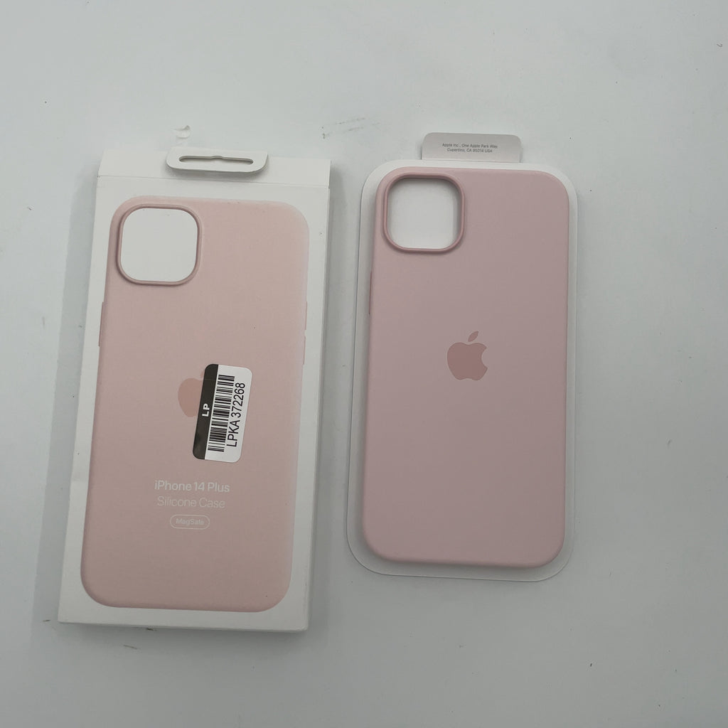 Apple Iphone 14 Plus Silicone Case With Magsafe - Chalk Pink