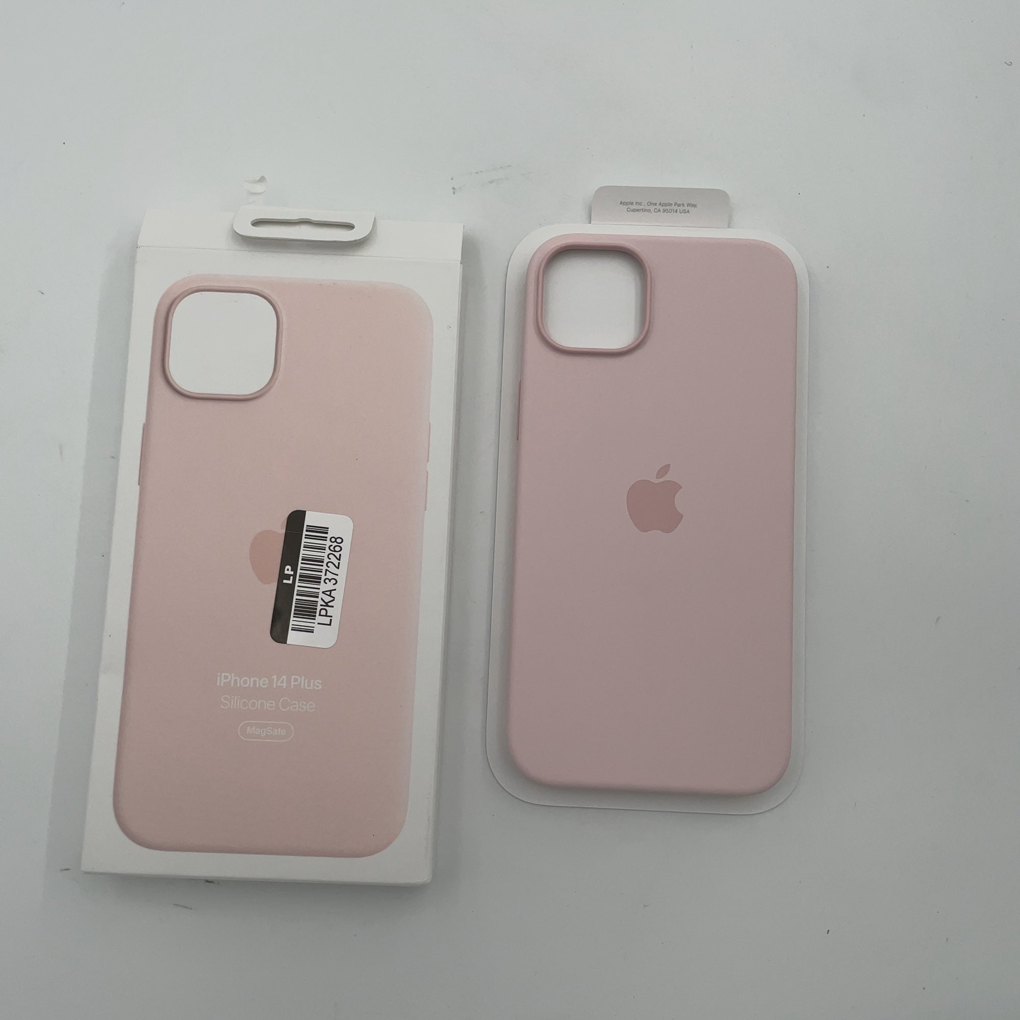 Apple Iphone 14 Plus Silicone Case With Magsafe - Chalk Pink