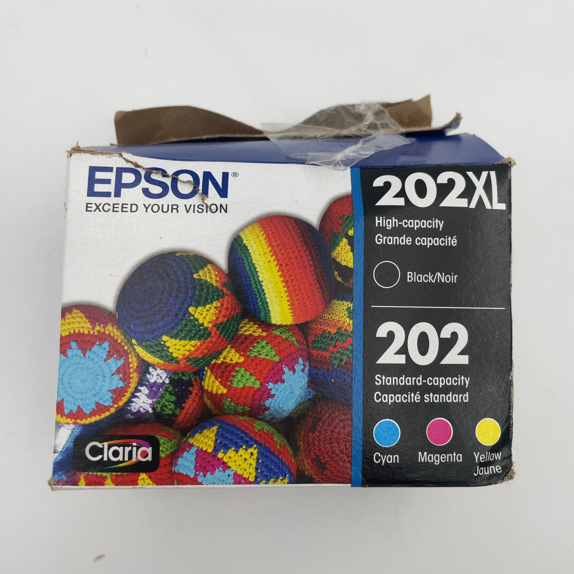 Epson High Yield Black, Tri-Color Ink Cartridge: Ink Series T202, Standard Yield
