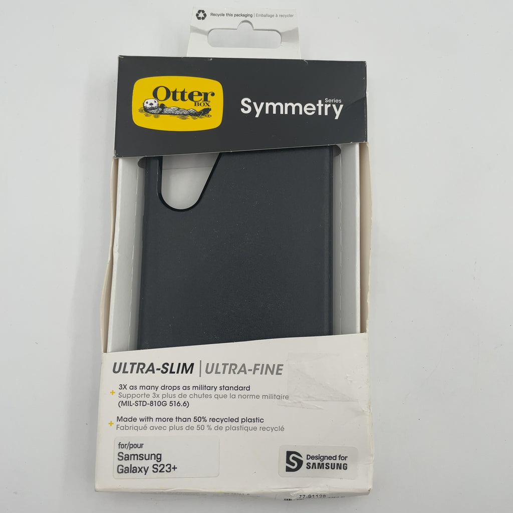 Otterbox Samsung Galaxy S23+ Symmetry Series Case - Black: Lightweight, Bump-Resistant