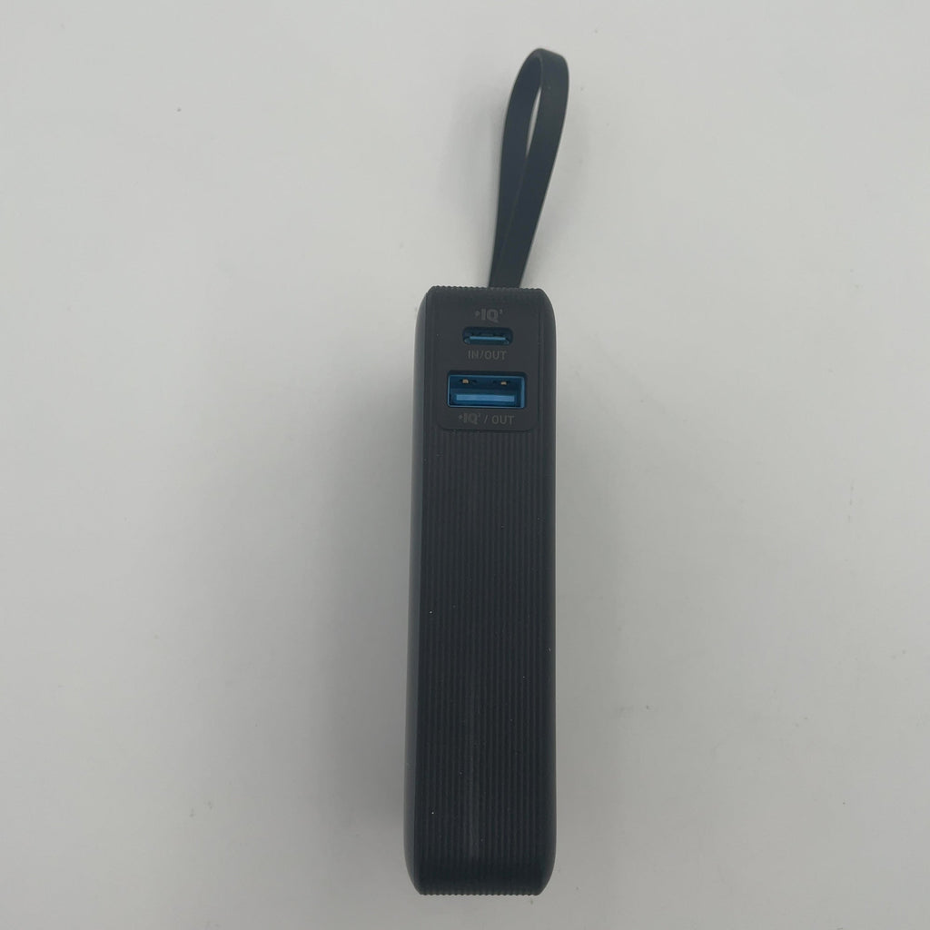 Anker 10000Mah 30W Power Bank With Built-In Cable - Black: Usb-C Compatible, Rechargeable, Apple Iphone Models