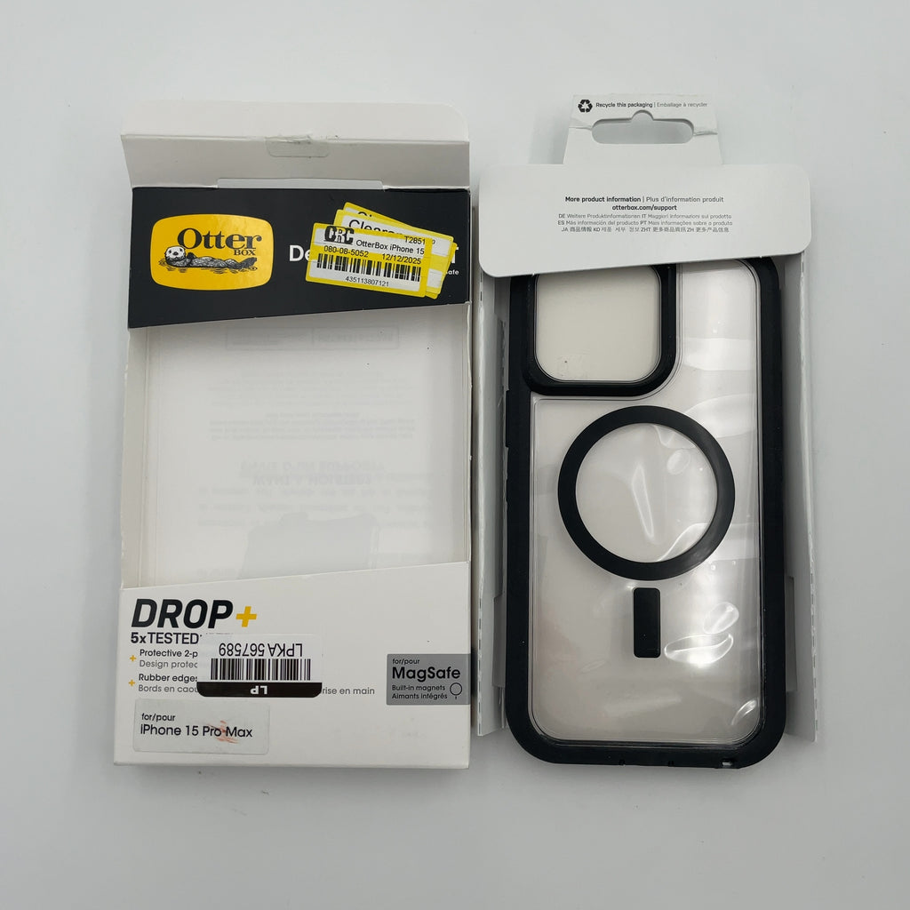 Otterbox Iphone 15 Pro Max Defender Series Pro Xt Clear Case - Dark Side: Bump-Resistant Polycarbonate