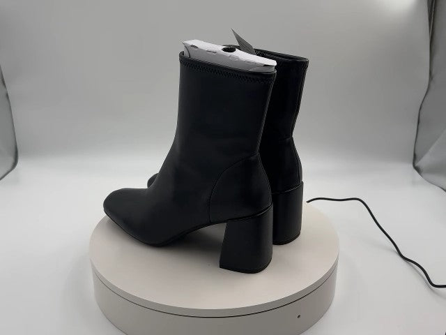 Women’s Pippa High Shaft Heeled Boots - A New Day Black 6.5