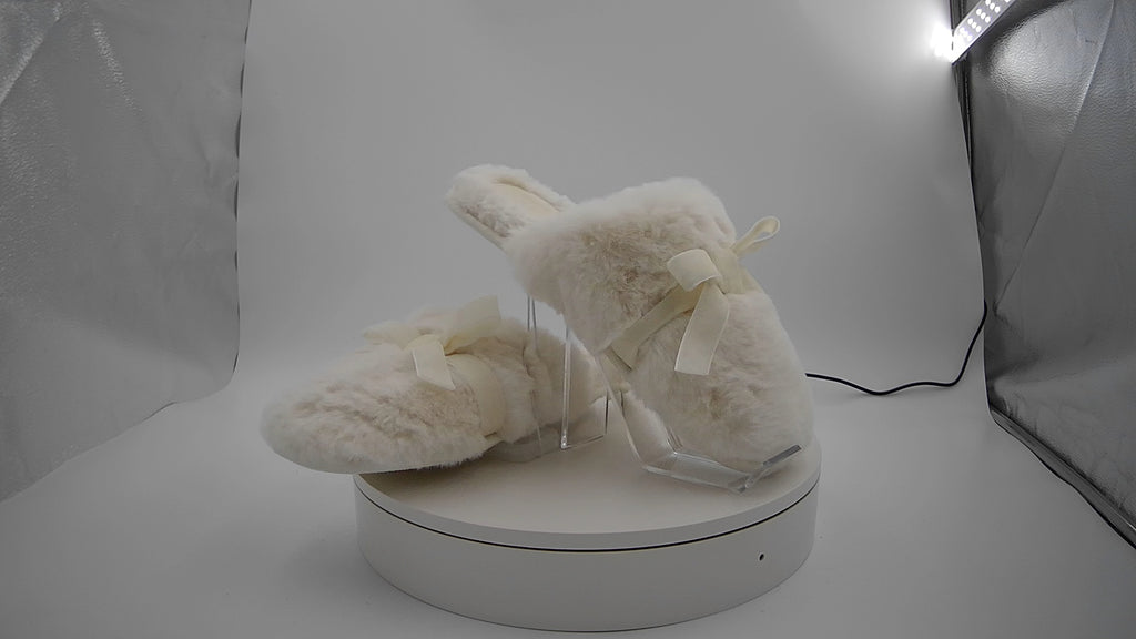 Women's Arbor Plush Scuff Slippers - Auden White L