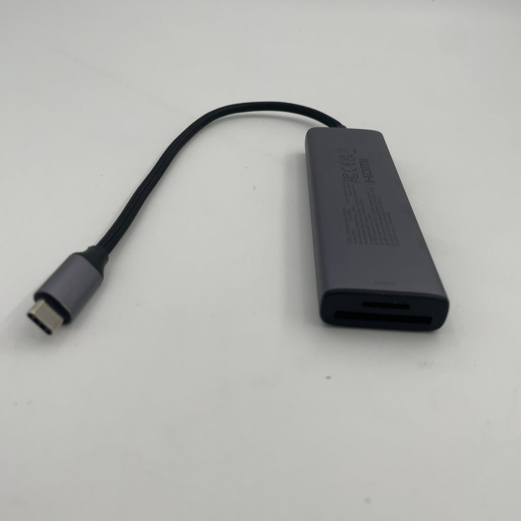 Ugreen 6-In-1 Type C To Hdmi +Usb 3.0*3 + Sd/Tf Converter: Cable Adapter, Usb-C To Hdmi