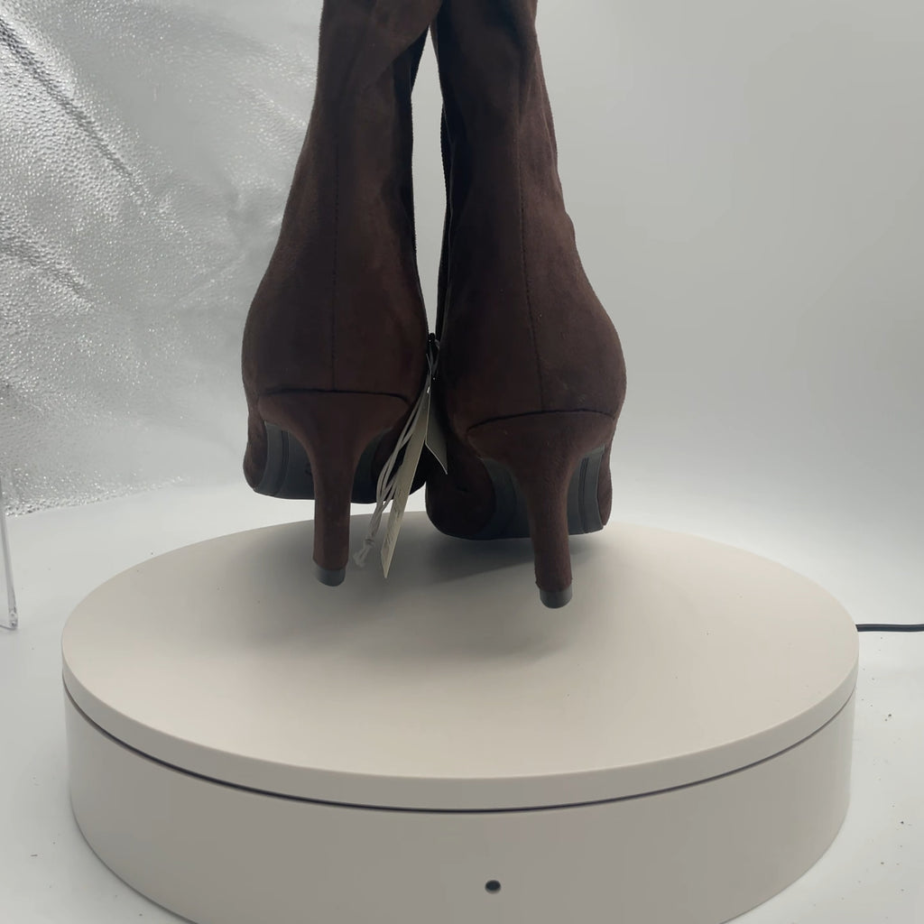 Women’s Justice Boots With Memory Foam Insole – A New Day Brown 9