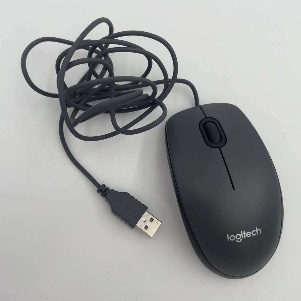 Logitech M100 Wired Mouse - Gray