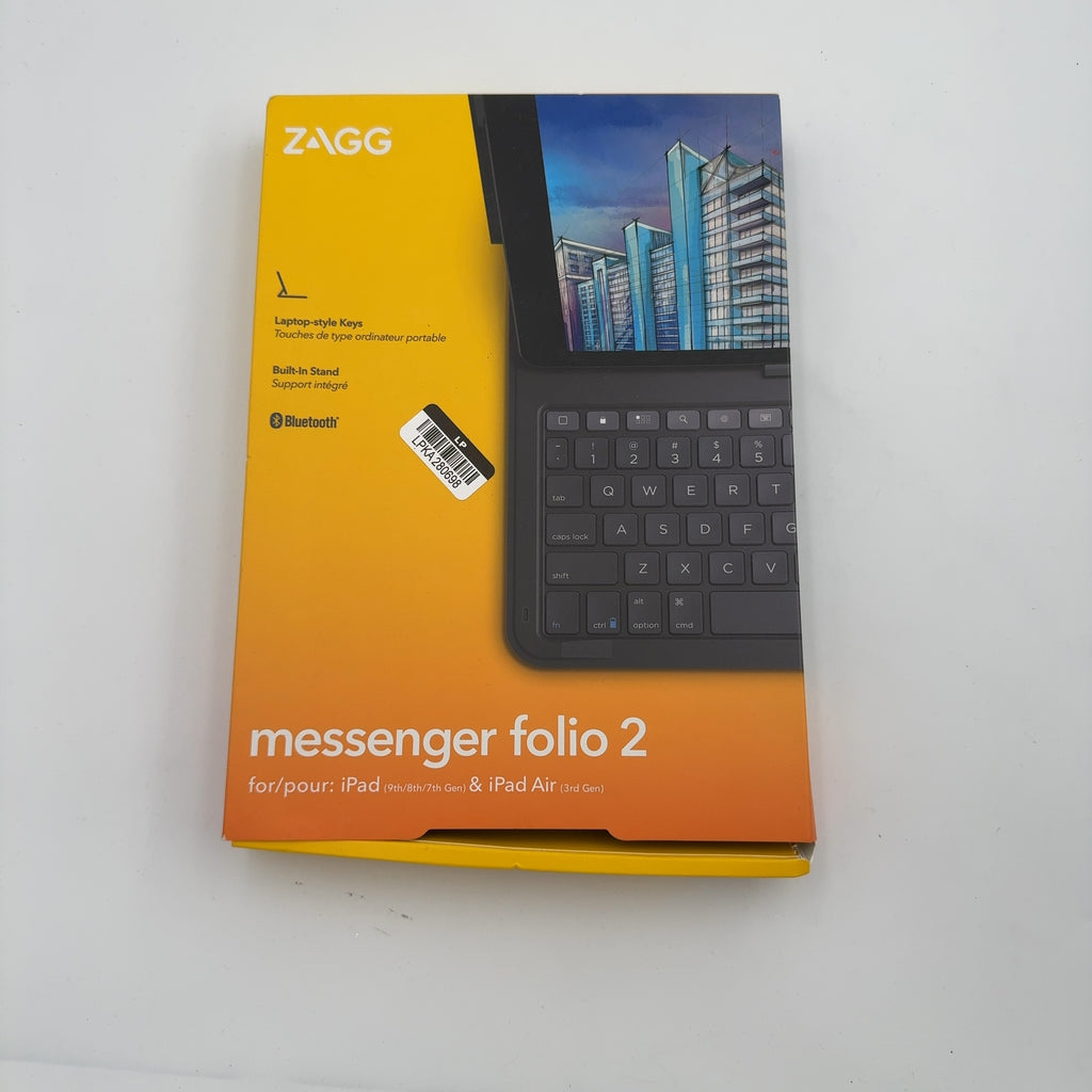ZAGG Apple iPad 10.2/iPad 10.5" Messenger Folio 2 Keyboard