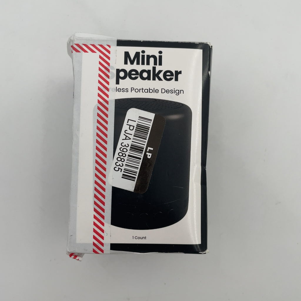 Gems Mini Wireless Speaker - Black: Micro Usb Rechargeable Battery, Portable Design