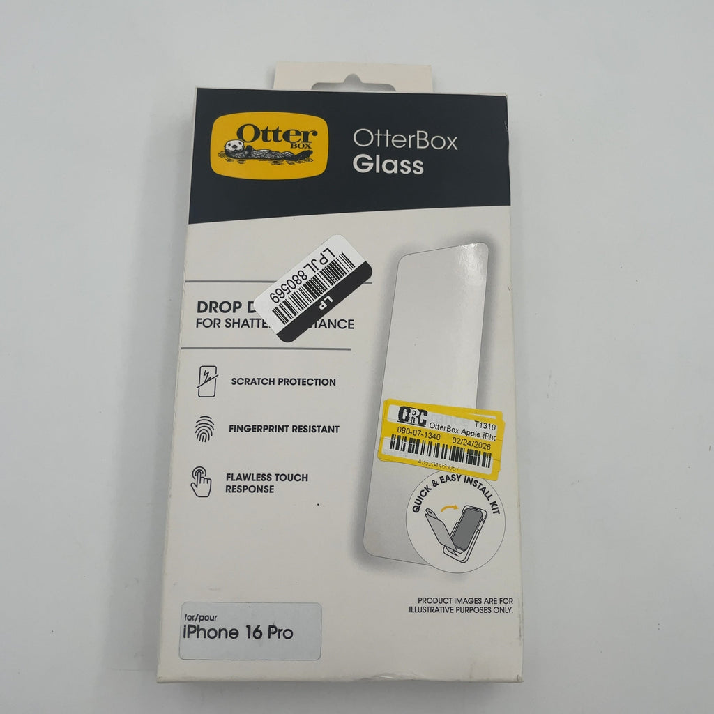 Otterbox Apple Iphone 16 Pro Glass Series Screen Protector - Clear: Removable Film, Plastic