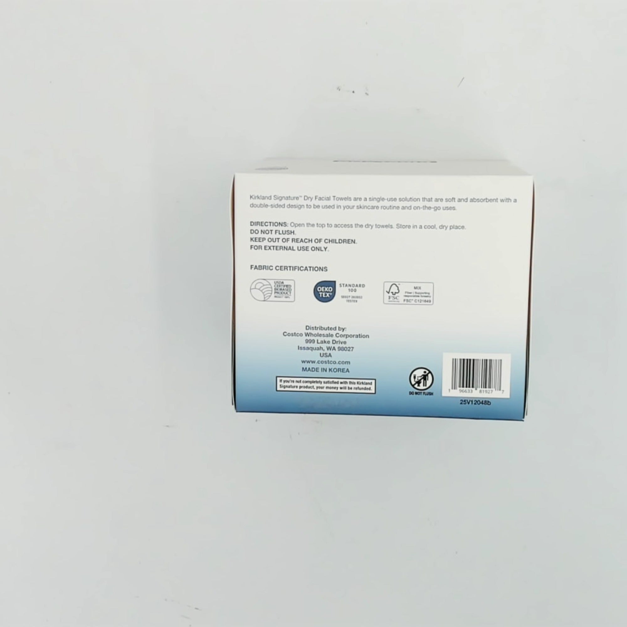 Kirkland Dry Facial Towels (1 Piece)