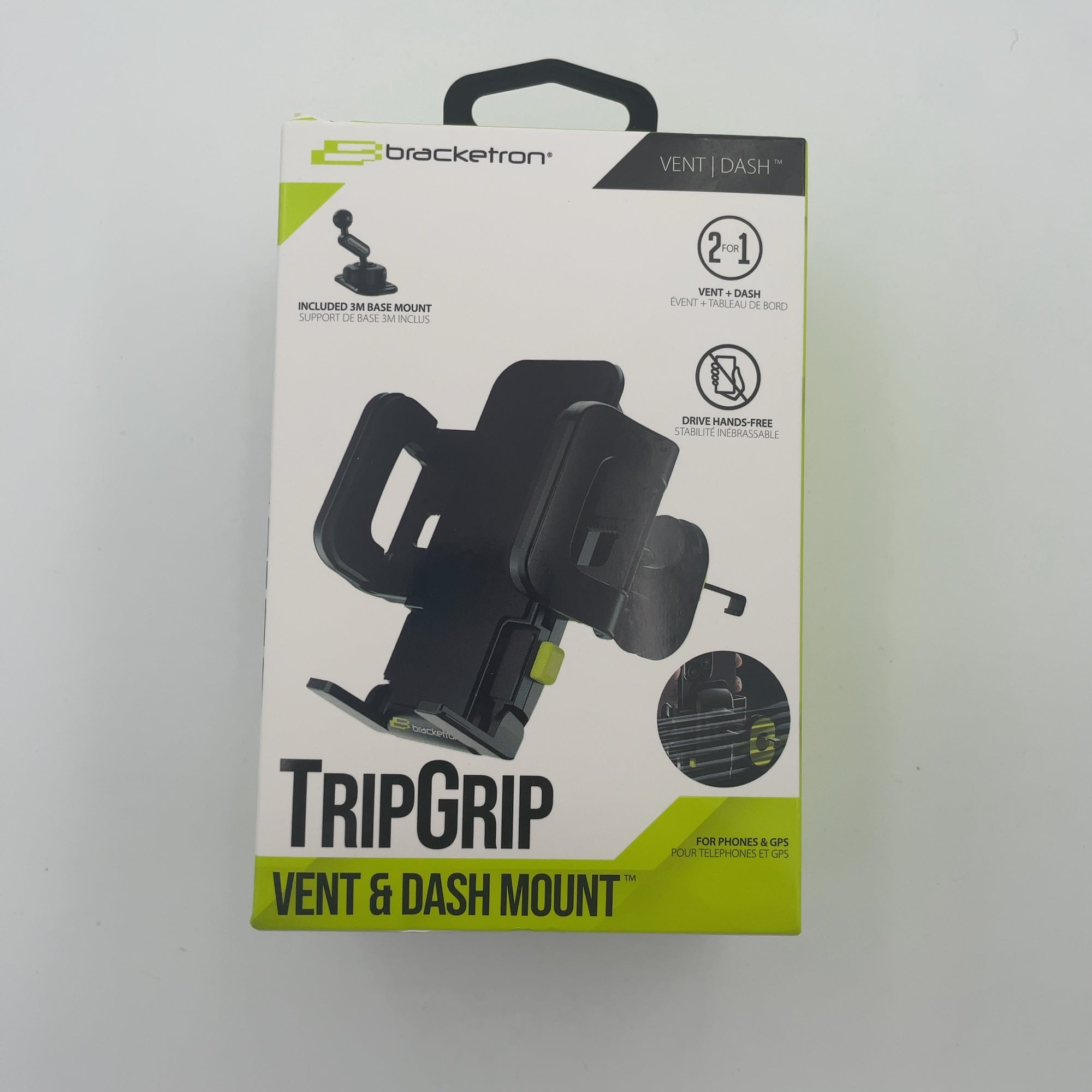 Bracketron Tripgrip Dash & Vent Mount: Mobile Device Stand For Cars