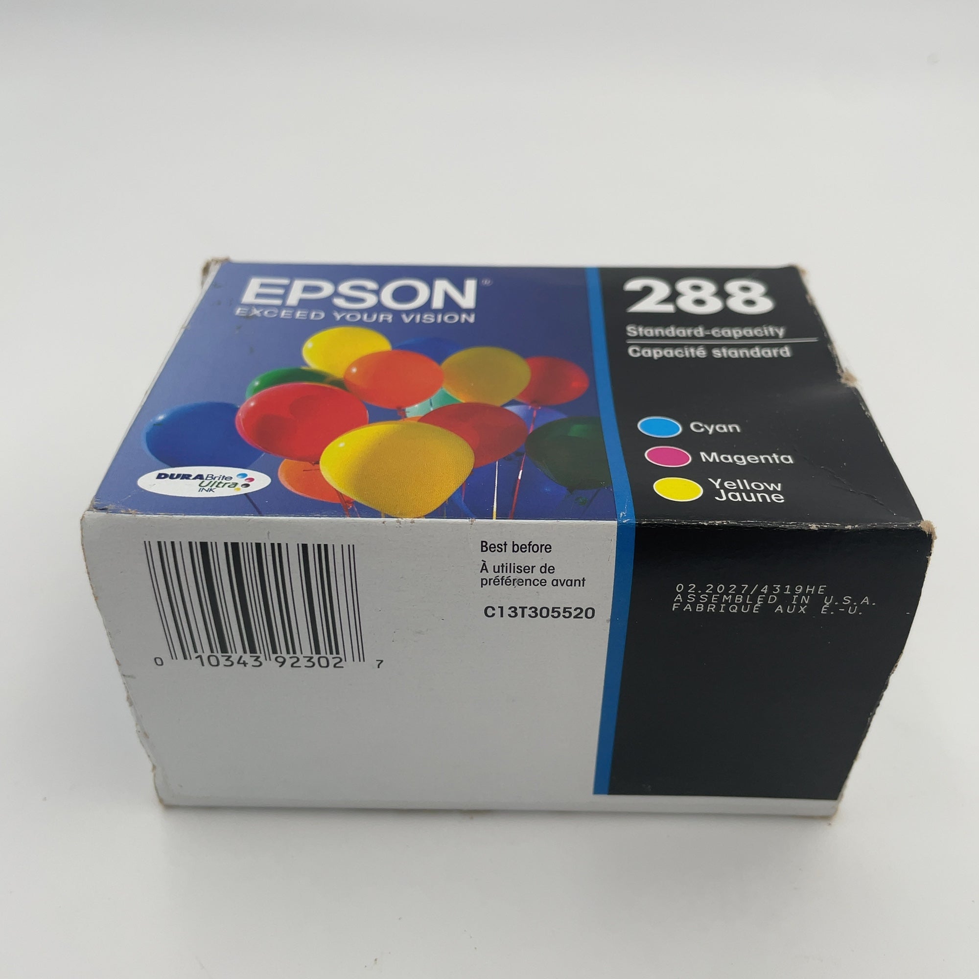 Epson 288 C/M/Y 3pk Ink Cartridges - Cyan, Magenta, Yellow (T288520-CP): Printer Ink Series Standard Yield (Please be advised that sets may be missing pieces or otherwise incomplete.)