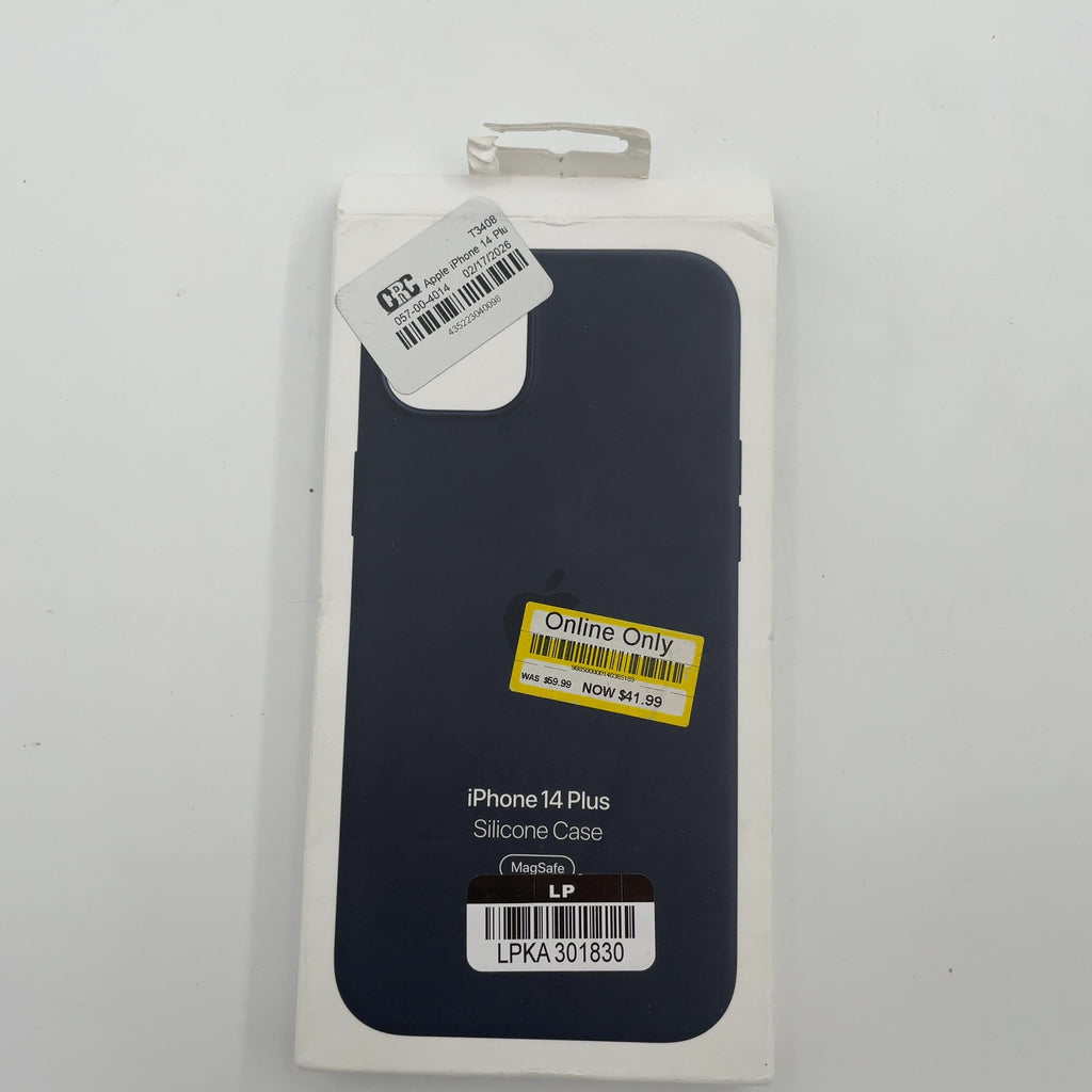 Apple Iphone 14 Plus Silicone Case With Magsafe - Midnight
