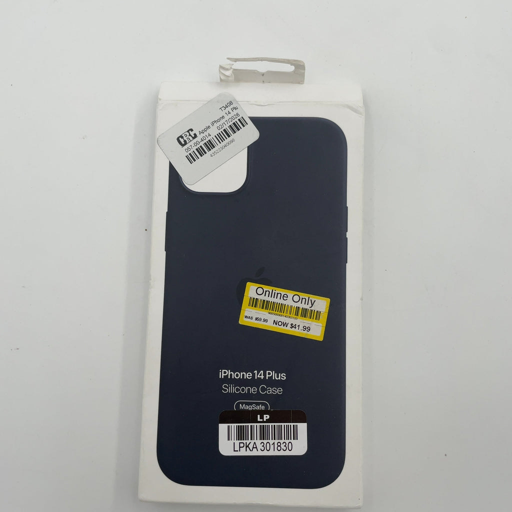 Apple Iphone 14 Plus Silicone Case With Magsafe - Midnight