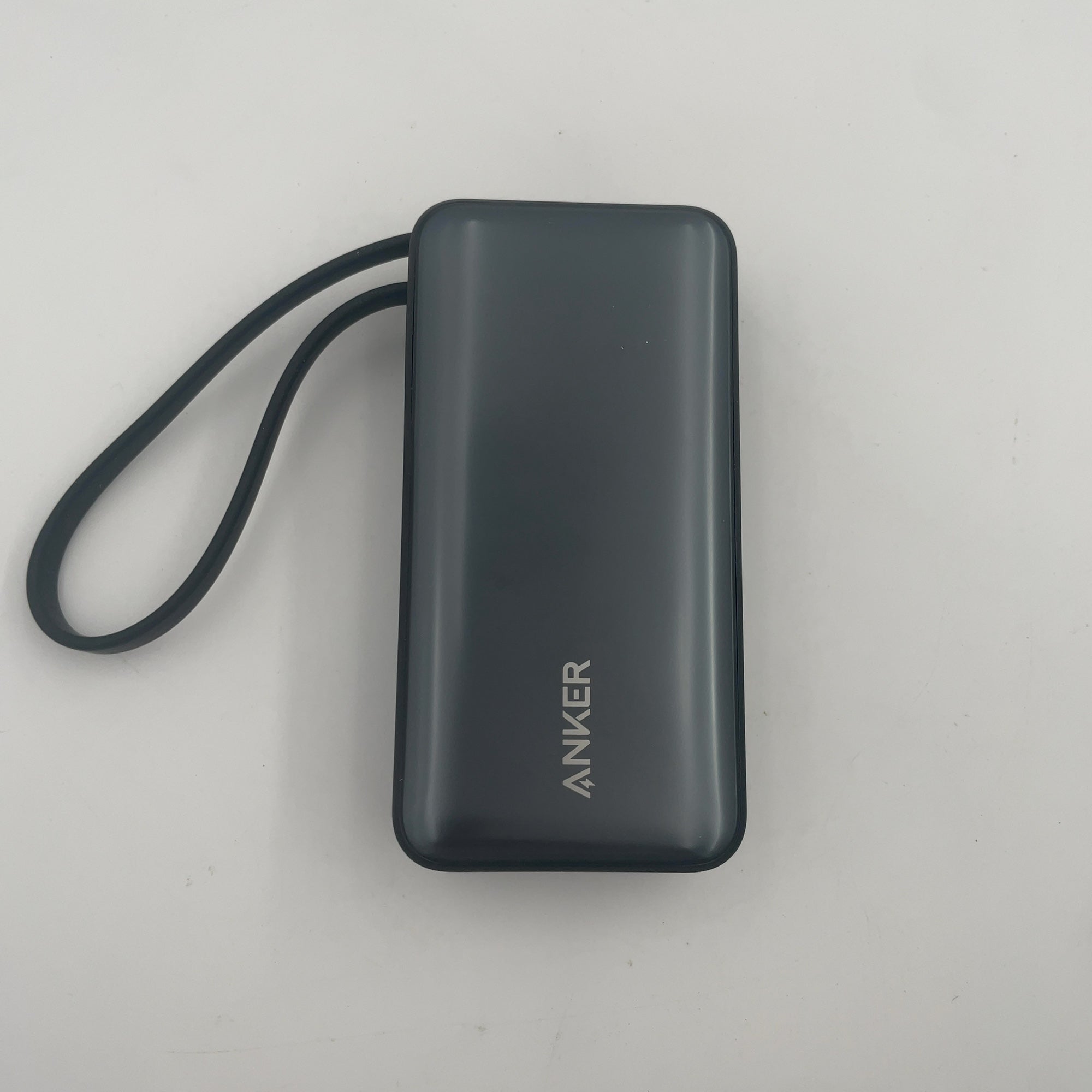 Anker 10000Mah 30W Power Bank With Built-In Cable - Black: Usb-C Compatible, Rechargeable, Apple Iphone Models