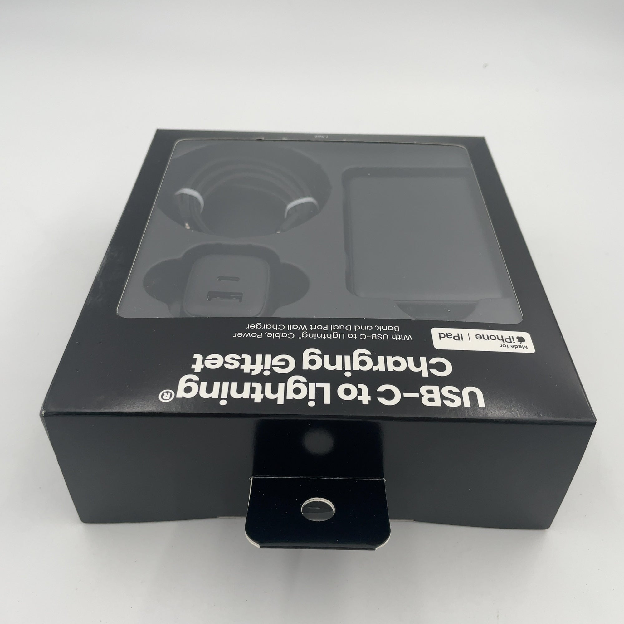 Gems Usb-C To Lightning Charging Gift Set With 5000Mmah Power Bank, Cable, And Wall Charger - Black (Please Be Advised That Sets May Be Missing Pieces Or Otherwise Incomplete.)