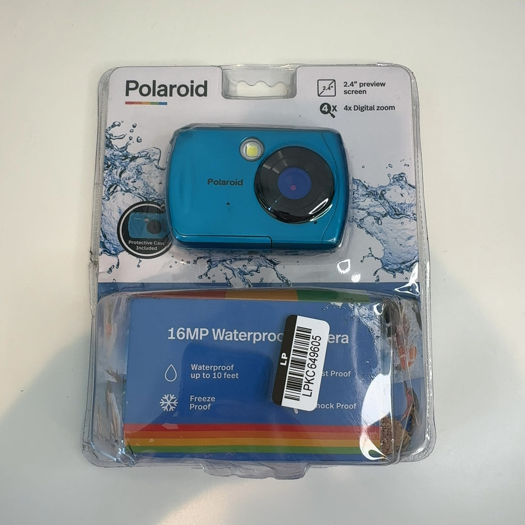 Polaroid 16Mp Waterproof Digital Camera - Teal (Is048-Teal)