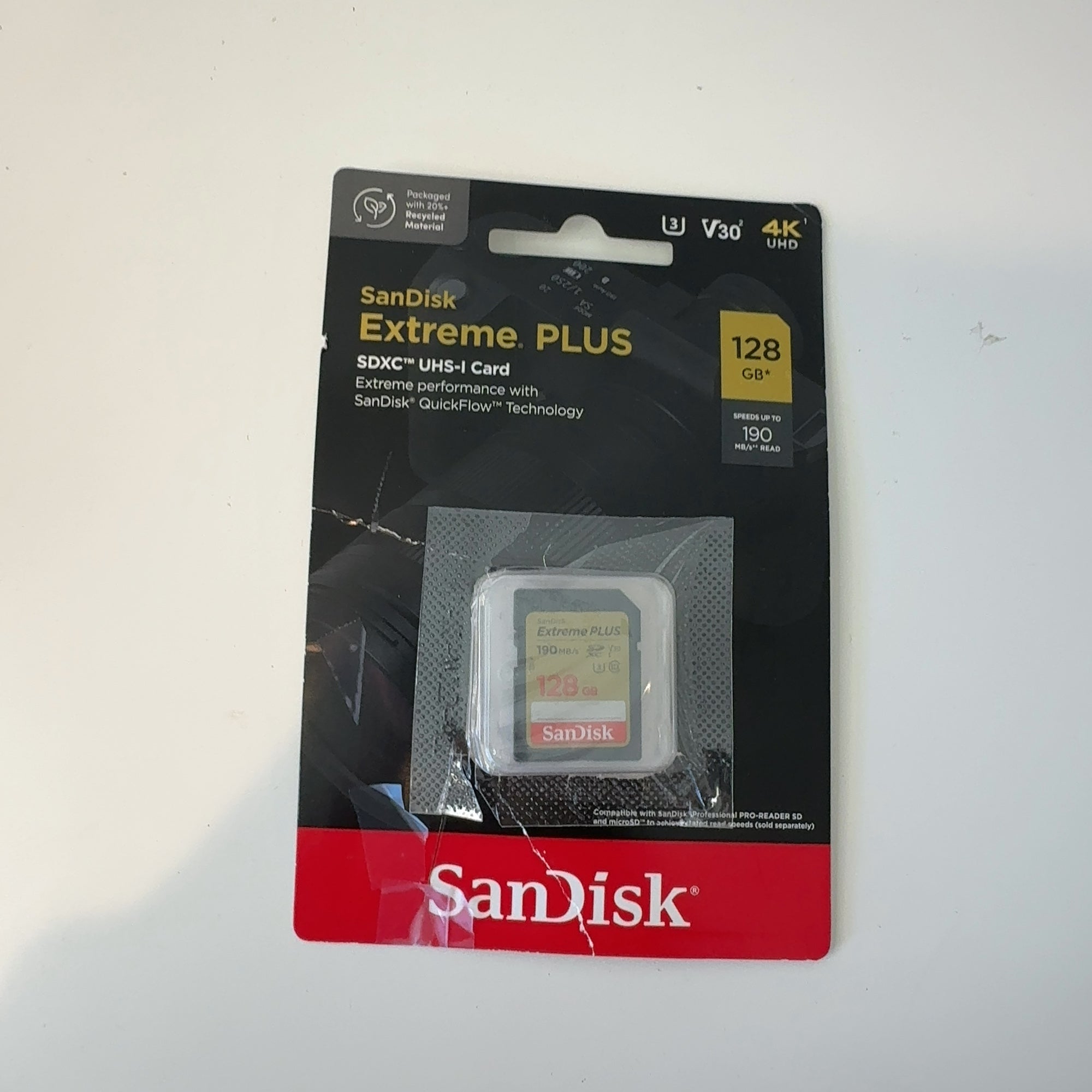 Sandisk Extreme Plus 128Gb Sd Uhs-I Memory Card: 150 Mbps Transfer Speed