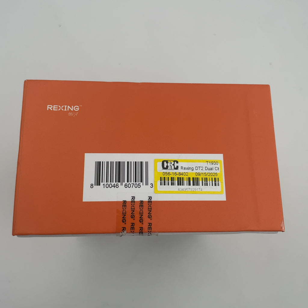 Rexing Dt2 Dual Channel 1080P Front And Rear  Dash Cam
