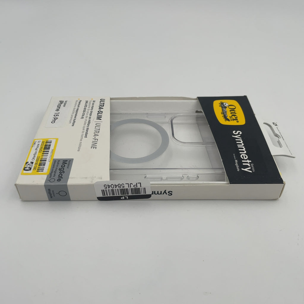 Otterbox Iphone 15 Pro Symmetry Series Clear Case With Magsafe - Clear: Polycarbonate, Solid Pattern