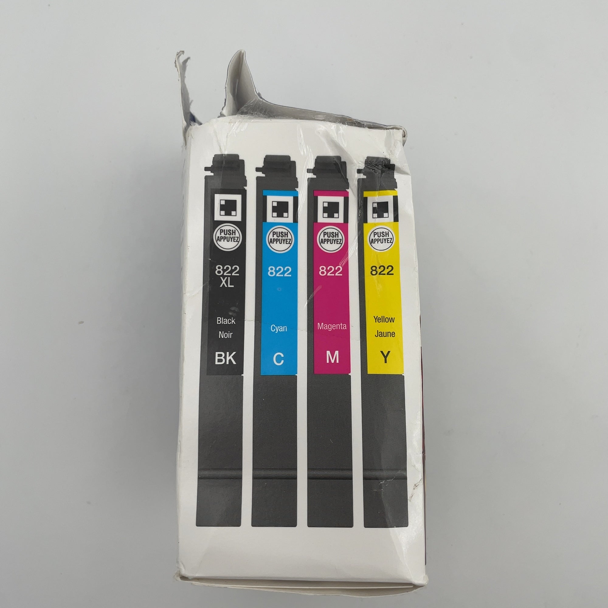 Epson 822Xl Black 822 C/M/Y 4Pk Ink Cartridges - Black Cyan Magenta Yellow (T822Xl-Bcs): Printer Ink Series, Standard Yield (Please Be Advised That Sets May Be Missing Pieces Or Otherwise Incomplete.)