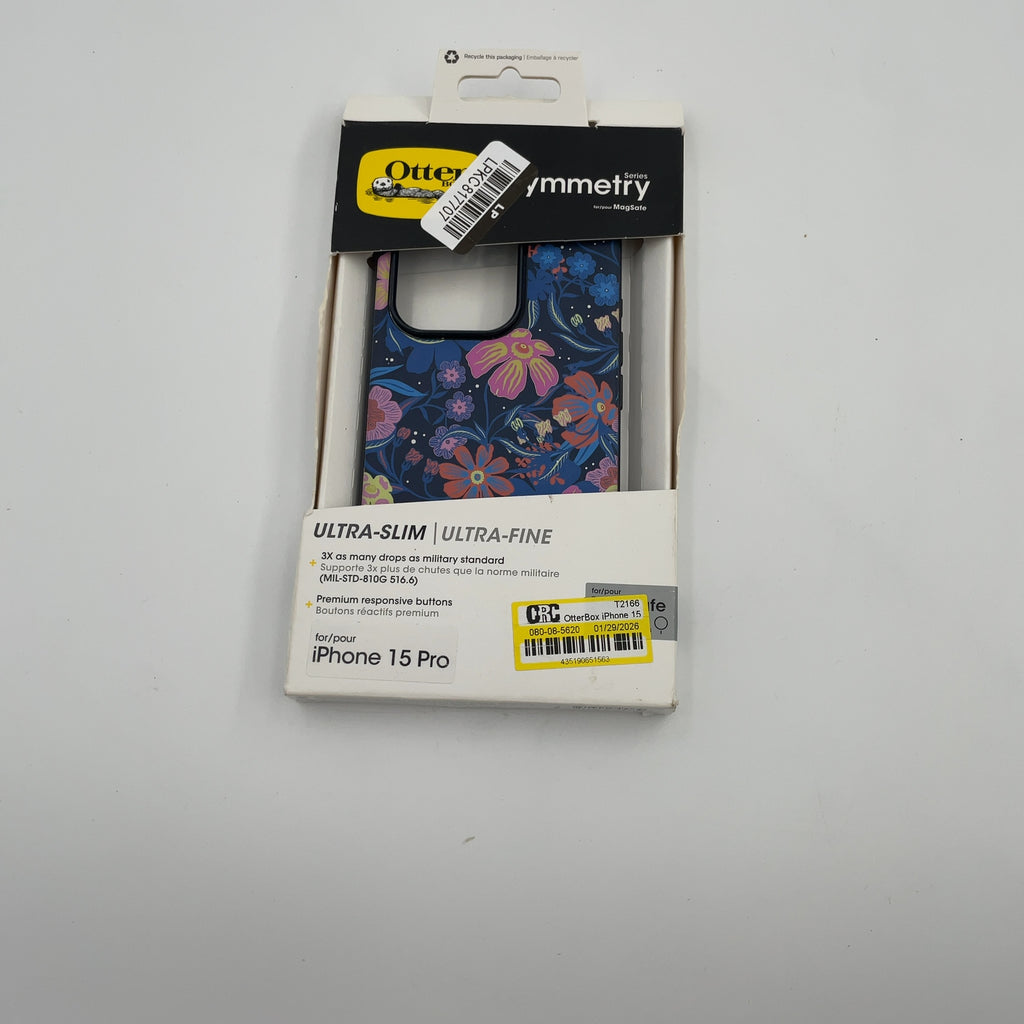 OtterBox iPhone 15 Pro Symmetry Series Case with MagSafe - Fairy Fauna: Polycarbonate Abstract Design