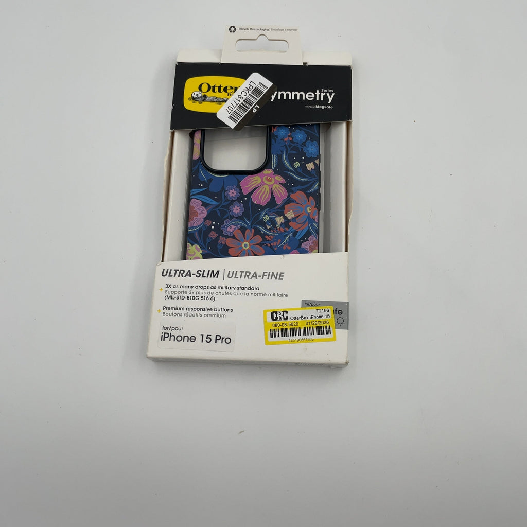 OtterBox iPhone 15 Pro Symmetry Series Case with MagSafe - Fairy Fauna: Polycarbonate Abstract Design