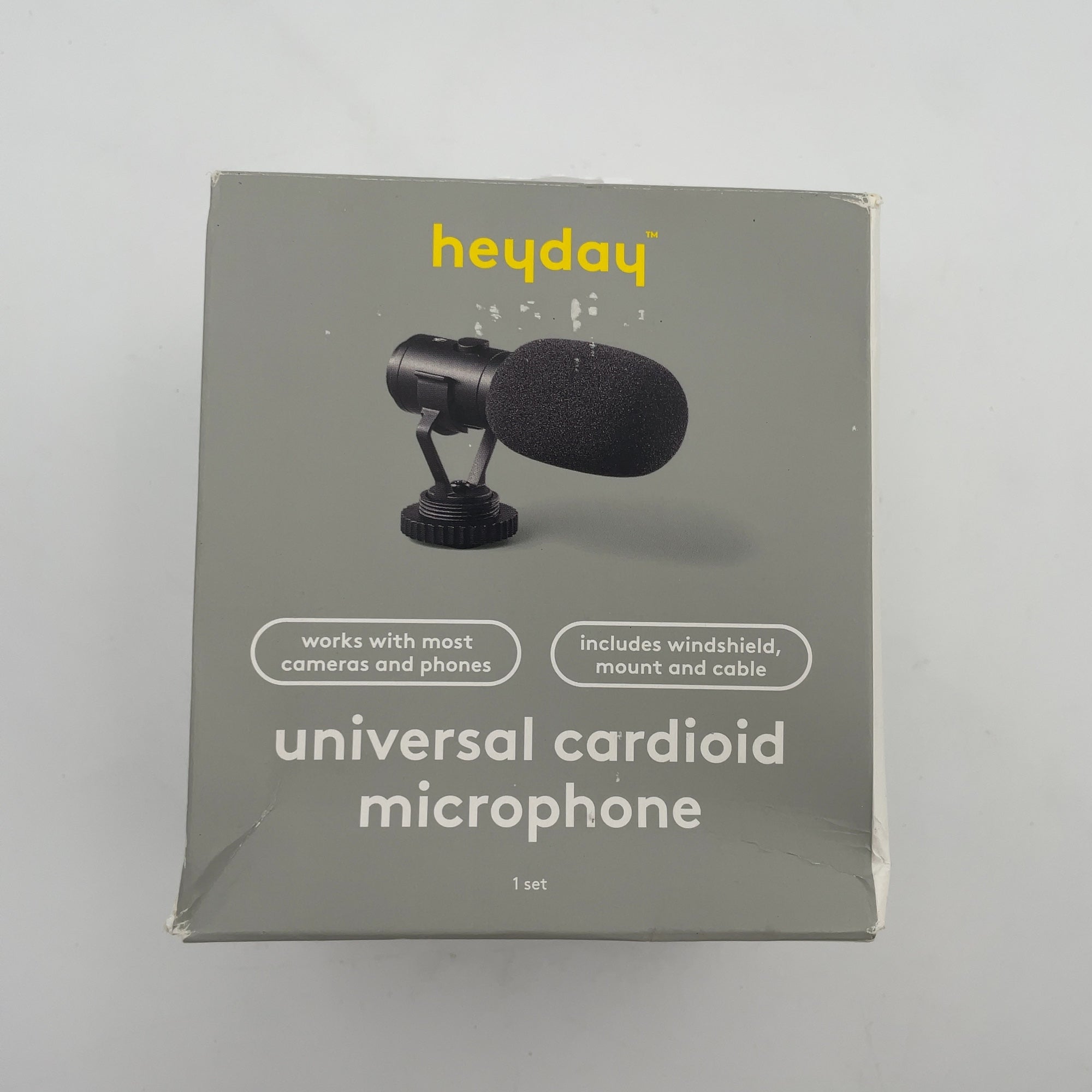 Cardioid Microphone - Heyday Black: Lavalier Condenser, 3.5Mm Jack, Omnidirectional