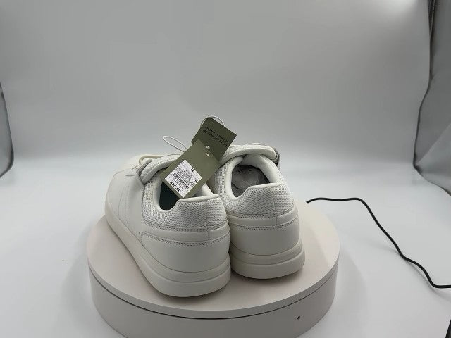 Men's Scout Sneakers - Goodfellow & Co White 12: Lace Up, Cushioned Footbed, Mesh Construction