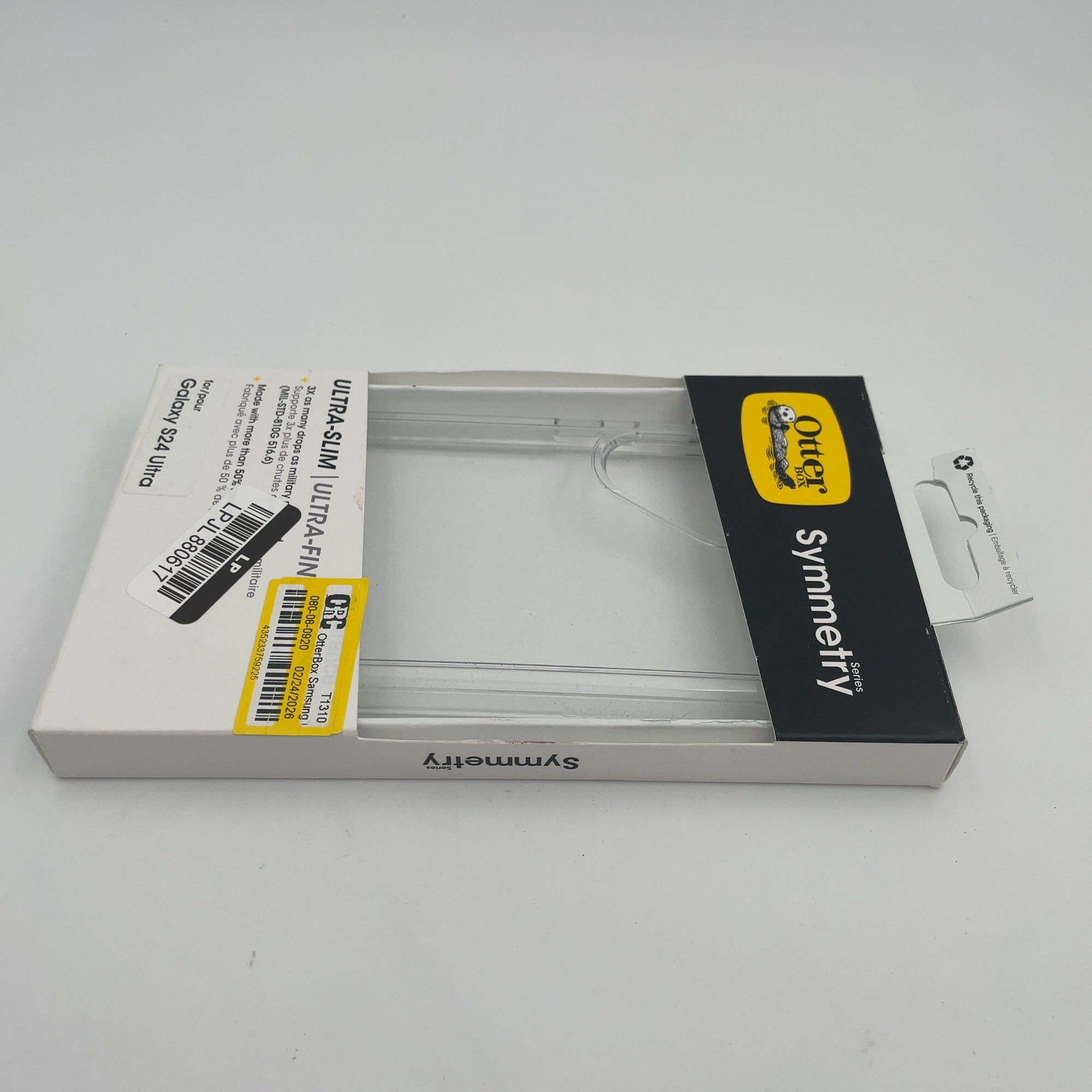 Otterbox Samsung Galaxy S24 Ultra Symmetry Series Case - Clear: Scratch & Bump Resistant
