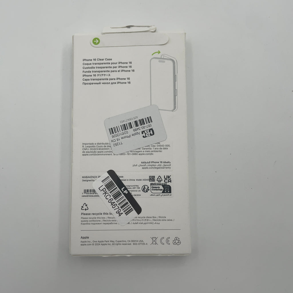 Apple Iphone 16 Clear Case With Magsafe