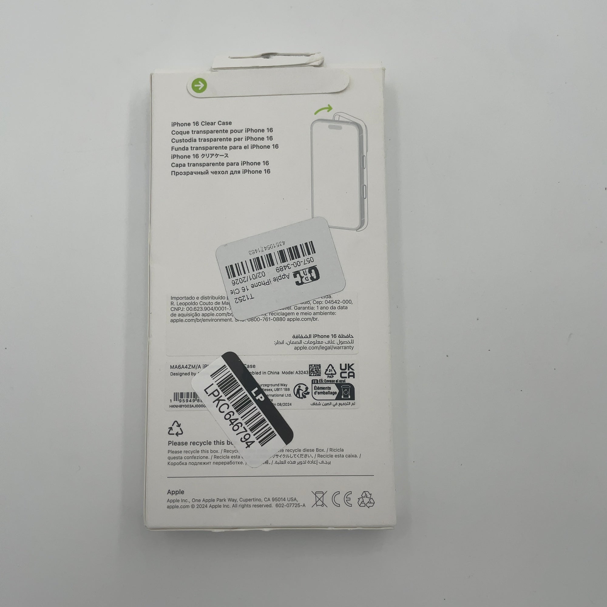 Apple Iphone 16 Clear Case With Magsafe