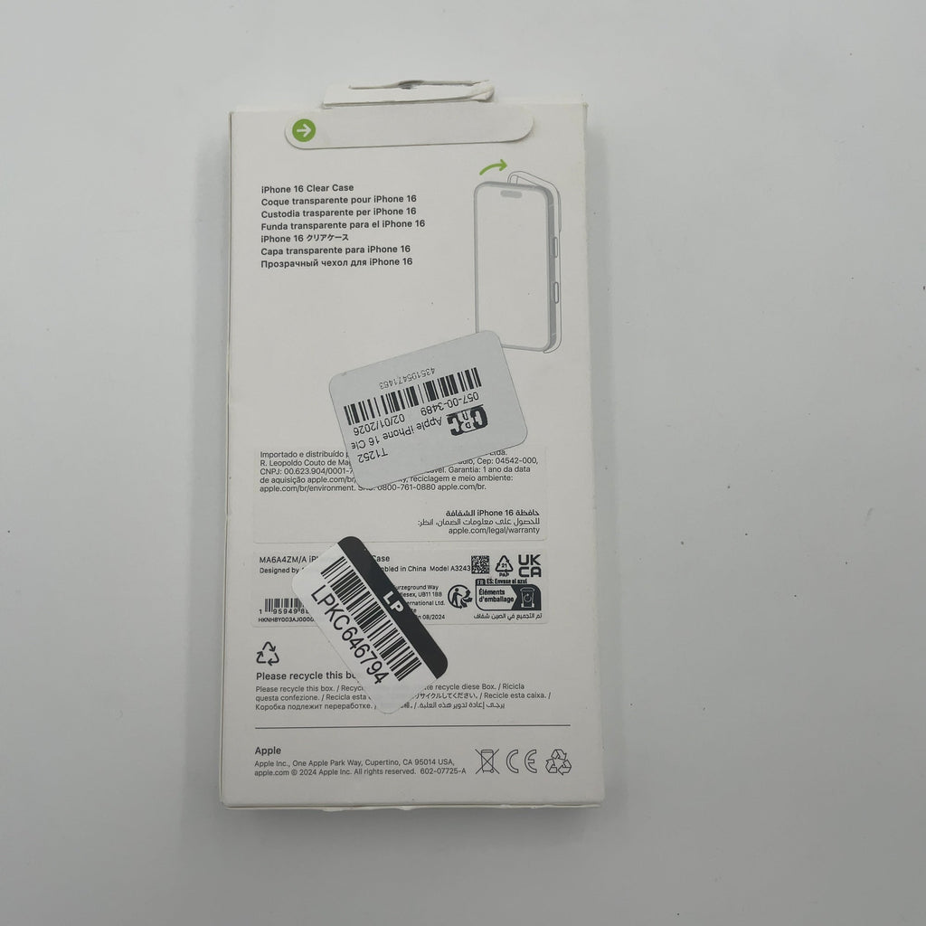 Apple Iphone 16 Clear Case With Magsafe