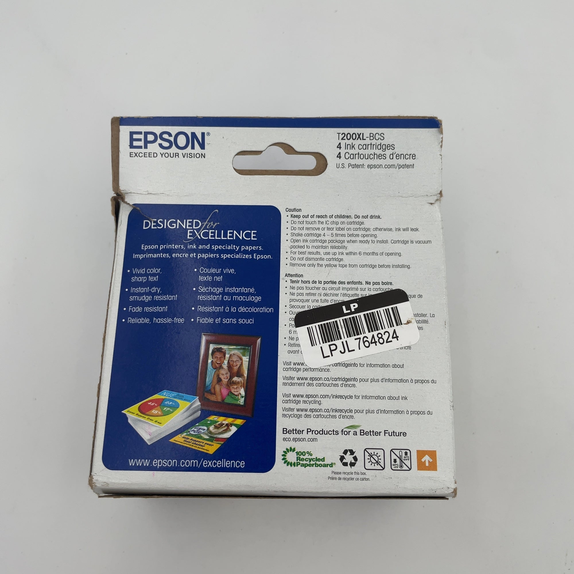 Epson 200Xl Black, 200 C/M/Y Combo 4Pk Ink Cartridges - Black, Cyan, Magenta, Yellow (T200Xl-Bcs): High Yield For Epson Printers (Please Be Advised That Sets May Be Missing Pieces Or Otherwise Incomplete.)