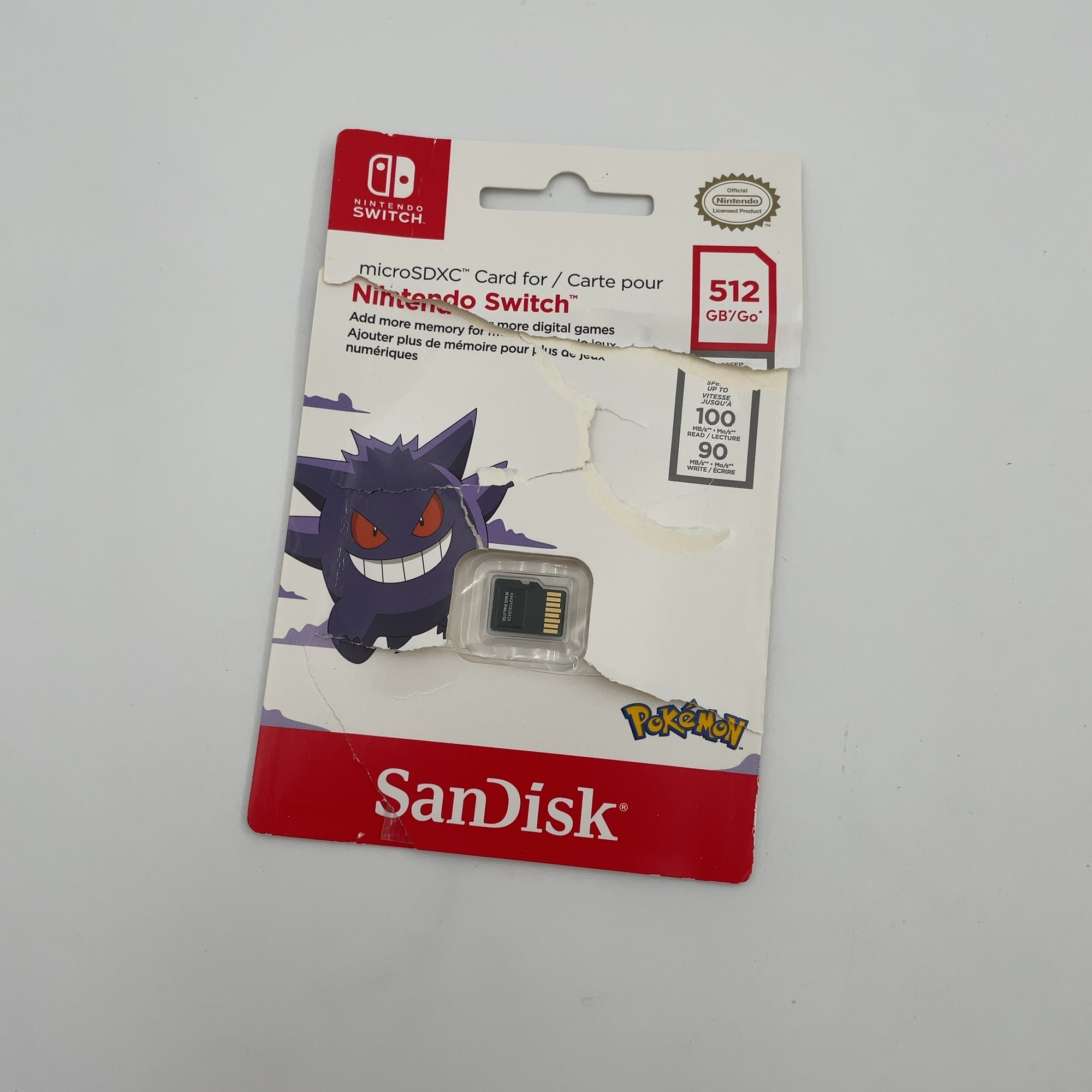 SanDisk Nintendo Switch 512GB Pokemon: MicroSD 100 Mbps Memory Card