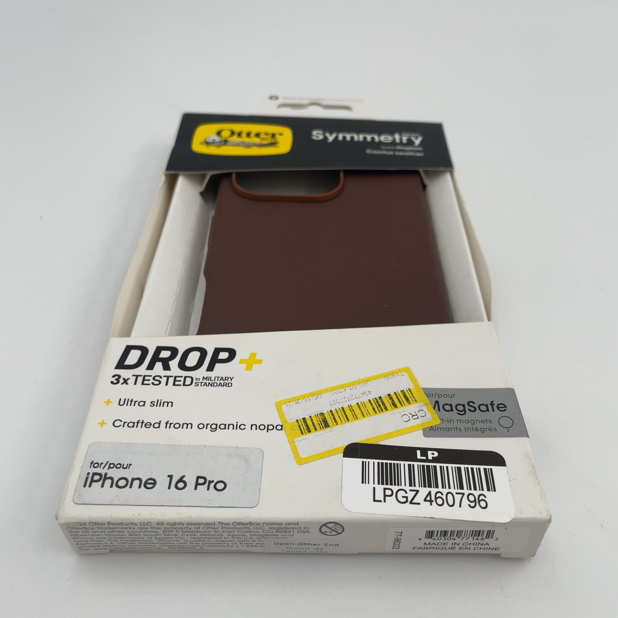 Otterbox Apple Iphone 16 Pro Symmetry Cactus Leather Series Case With Magsafe - Rich Adobe: Faux Leather, Solid Pattern