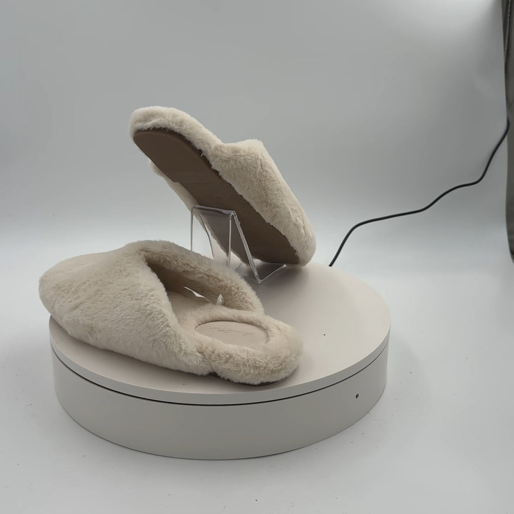 Women's Cozy Alpine Kylar Mule Slippers - Universal Thread Cream 8