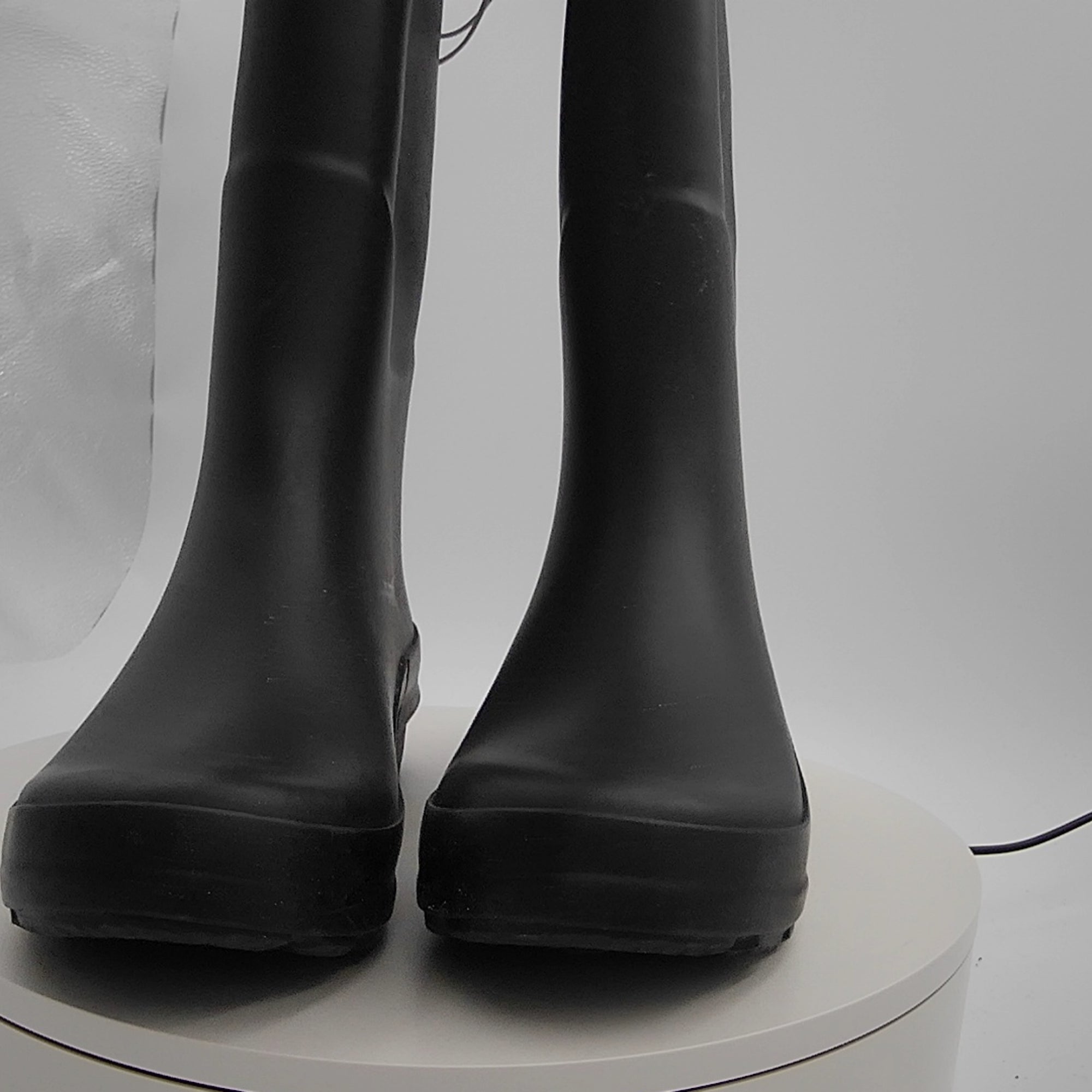 Women's River Tall Rain Boots - A New Day Black 6: Waterproof Knee-High, Adjustable Buckle, Non-Marking Outsole