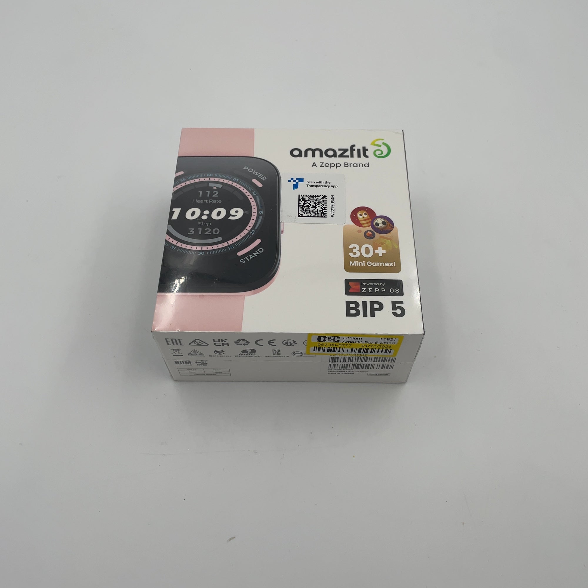 Amazfit Bip 5 Smartwatch - Pink