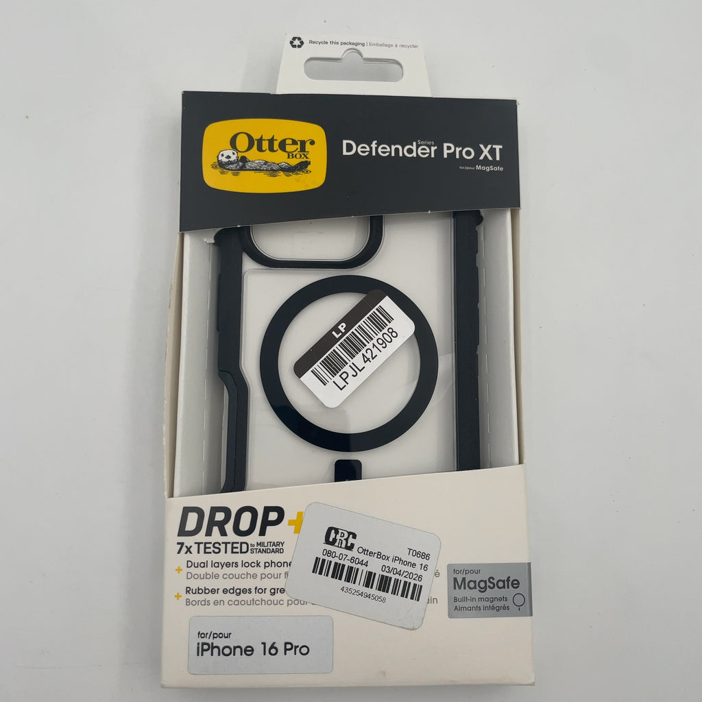 Otterbox Iphone 16 Pro Defender Series Pro Xt Case For Magsafe - Dark Side: Plastic, Solid Pattern