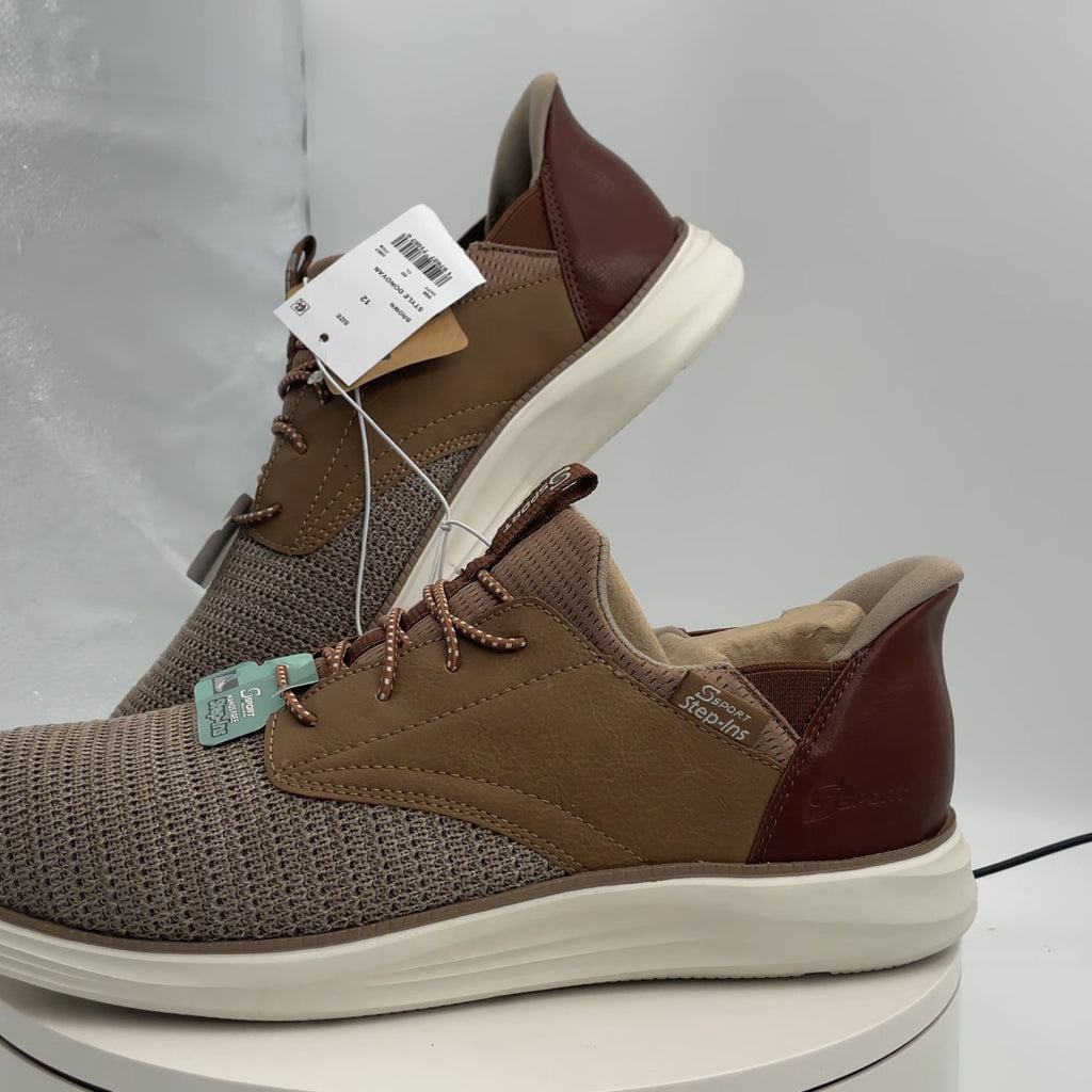 S Sport By Skechers Men's Donovan Step-Ins Sneakers - Light Brown 12
