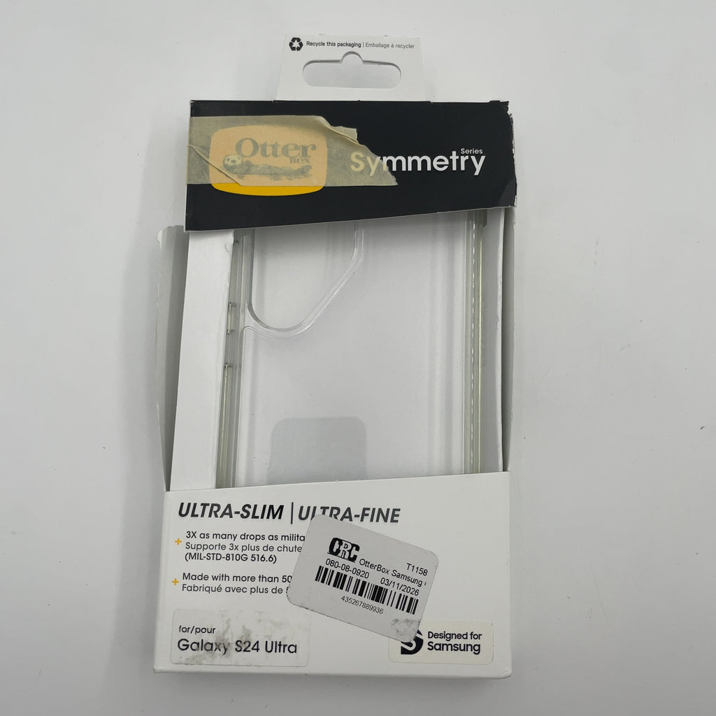 Otterbox Samsung Galaxy S24 Ultra Symmetry Series Case - Clear: Scratch & Bump Resistant