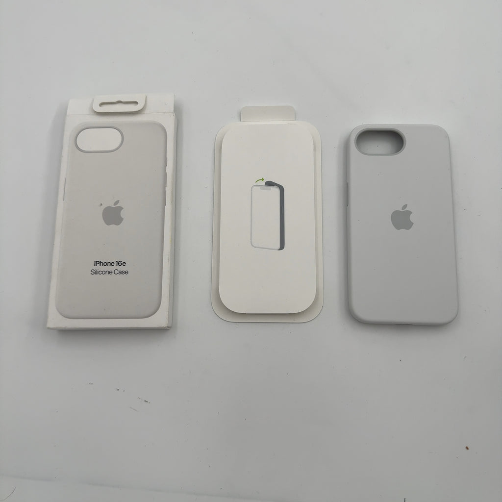 Apple Iphone 16E Silicone Case - White