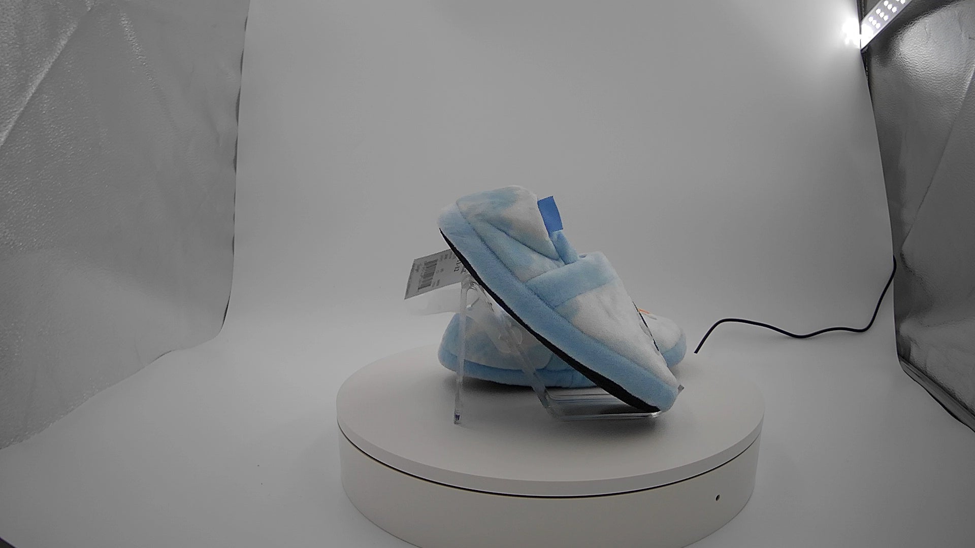 Toddler Bluey Cloud Slippers - Blue XL: Indoor/Outdoor, Animal Icon, Slip On